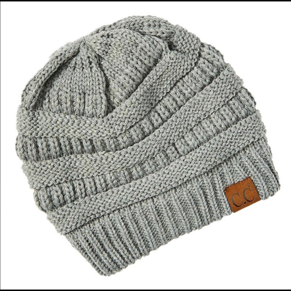 C.C fleece lined beanie